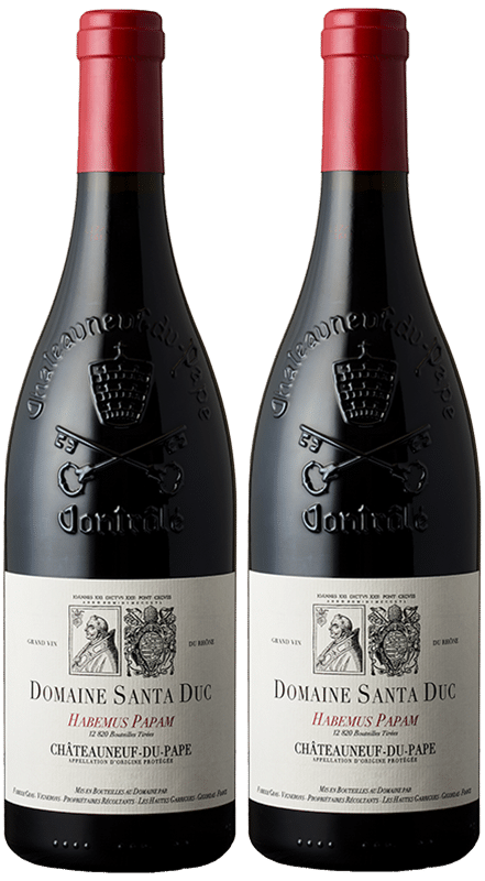 זוג יינות סנטה דוק שטונף דו פאפ Habemus Papam 